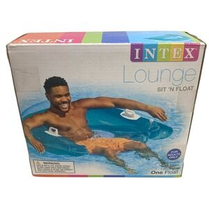 Intex Lounge Sit 'N Float Pool Tube with Cup‎ Holders 69 in. Adult Size